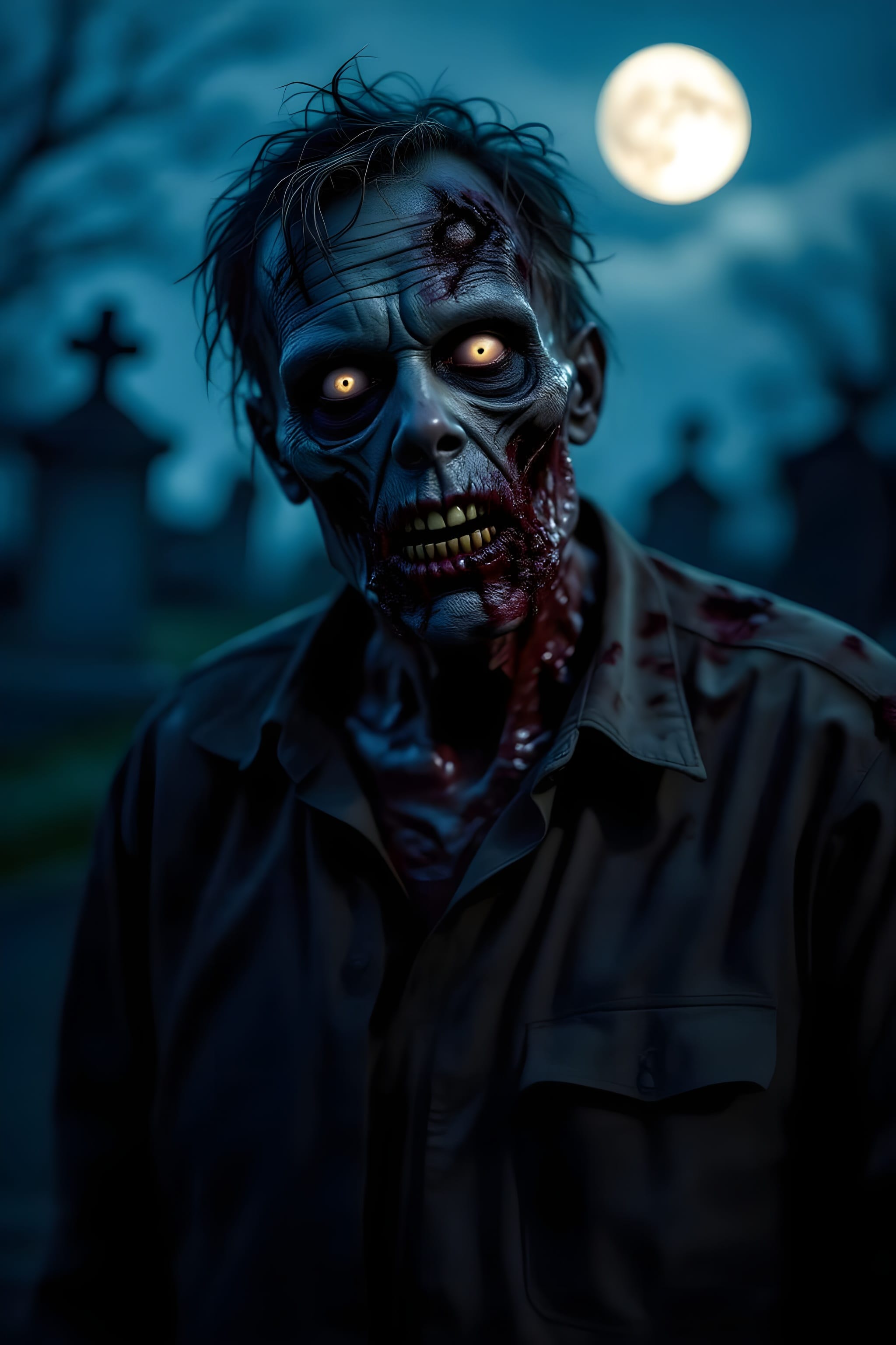 Zombie – Vinyl Sticker – 3.75" by 7.5"