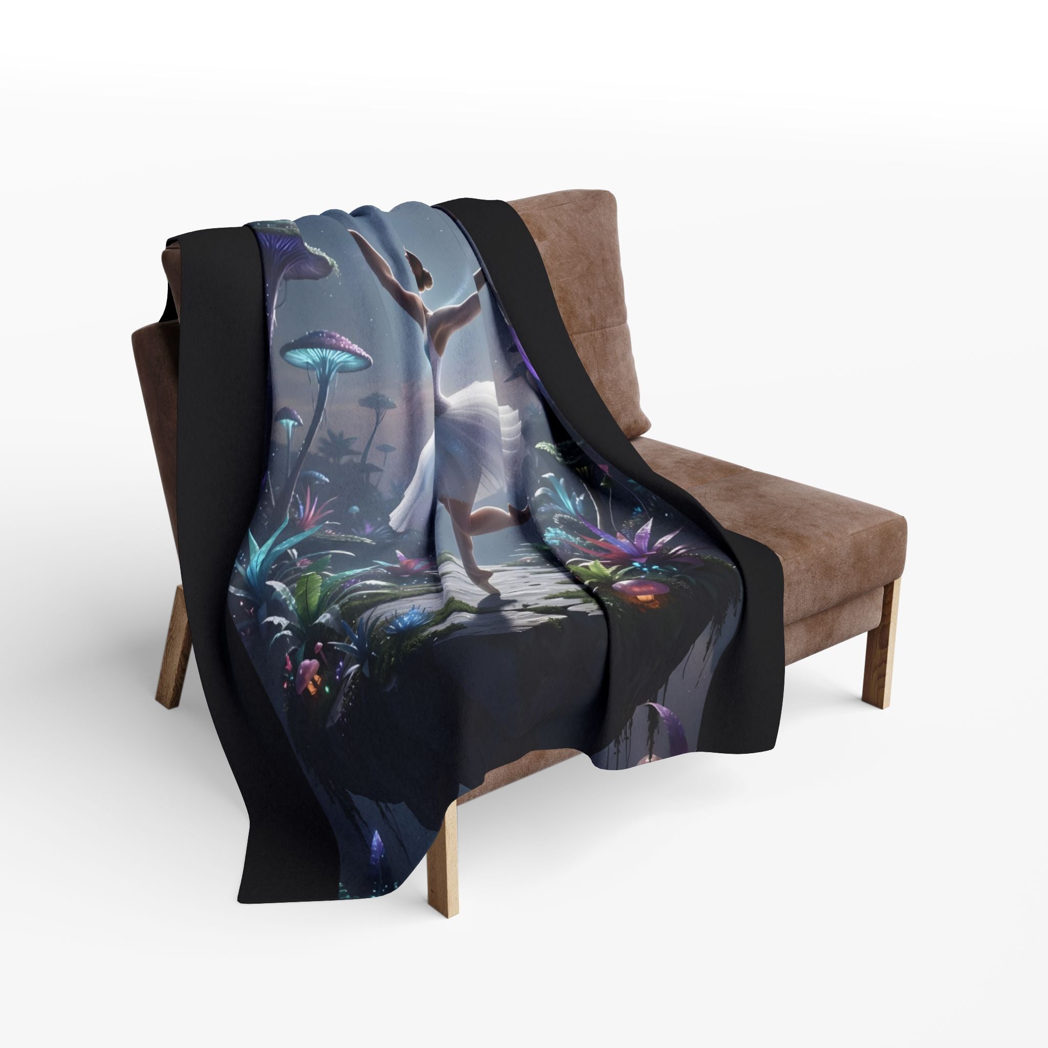 Moonlight Ballerina – Fleece Blanket