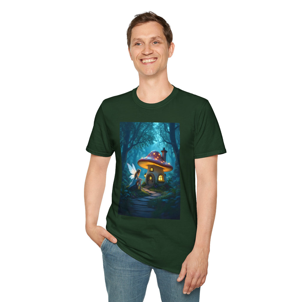 Enchanted Forest Fairy and Toadstool – T-shirt