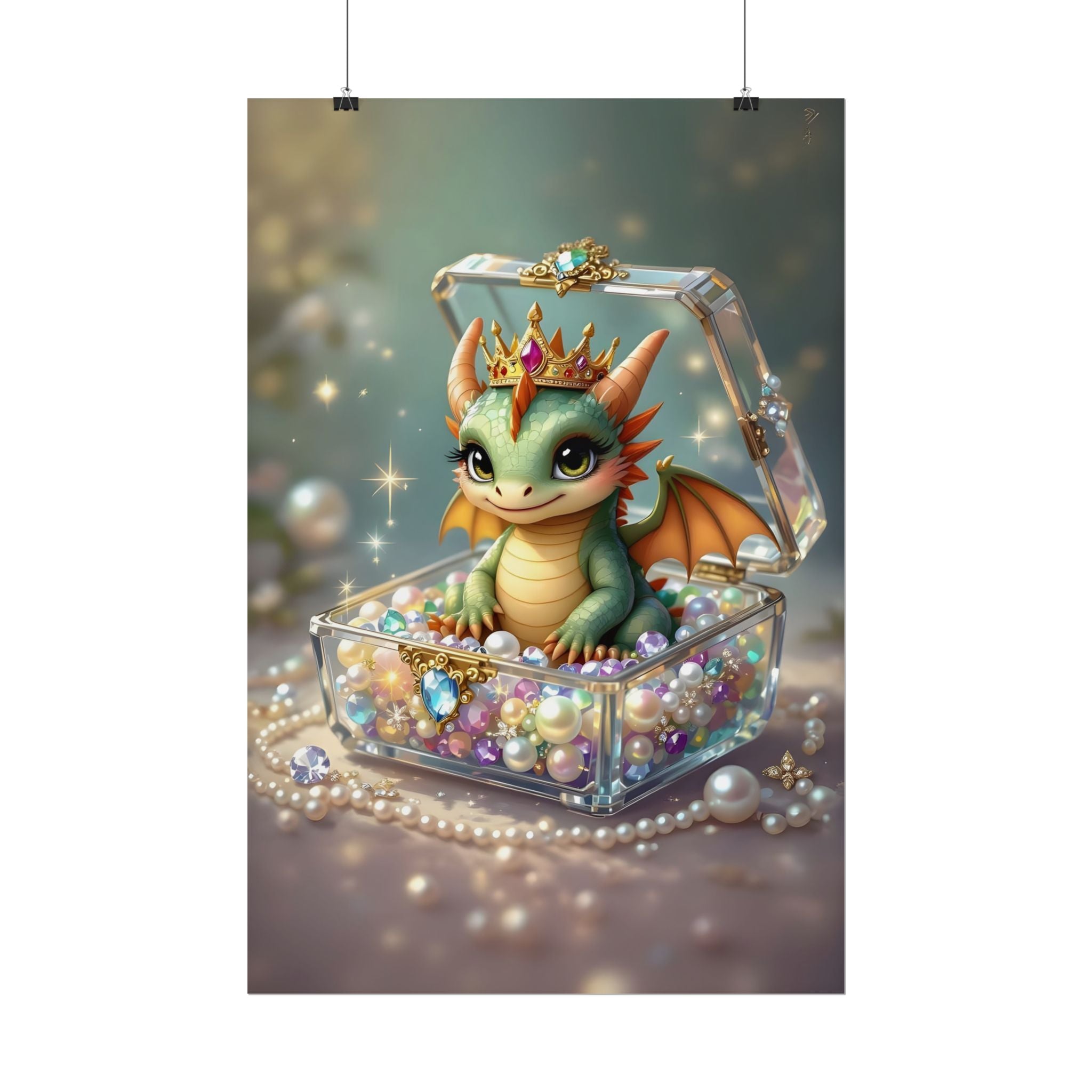 Cute and Ferocious Baby Dragon – Poster