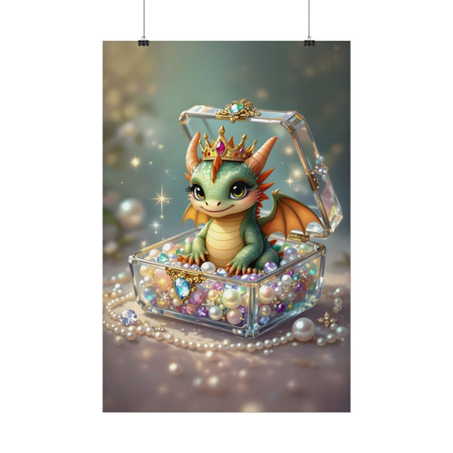 Cute and Ferocious Baby Dragon – Poster