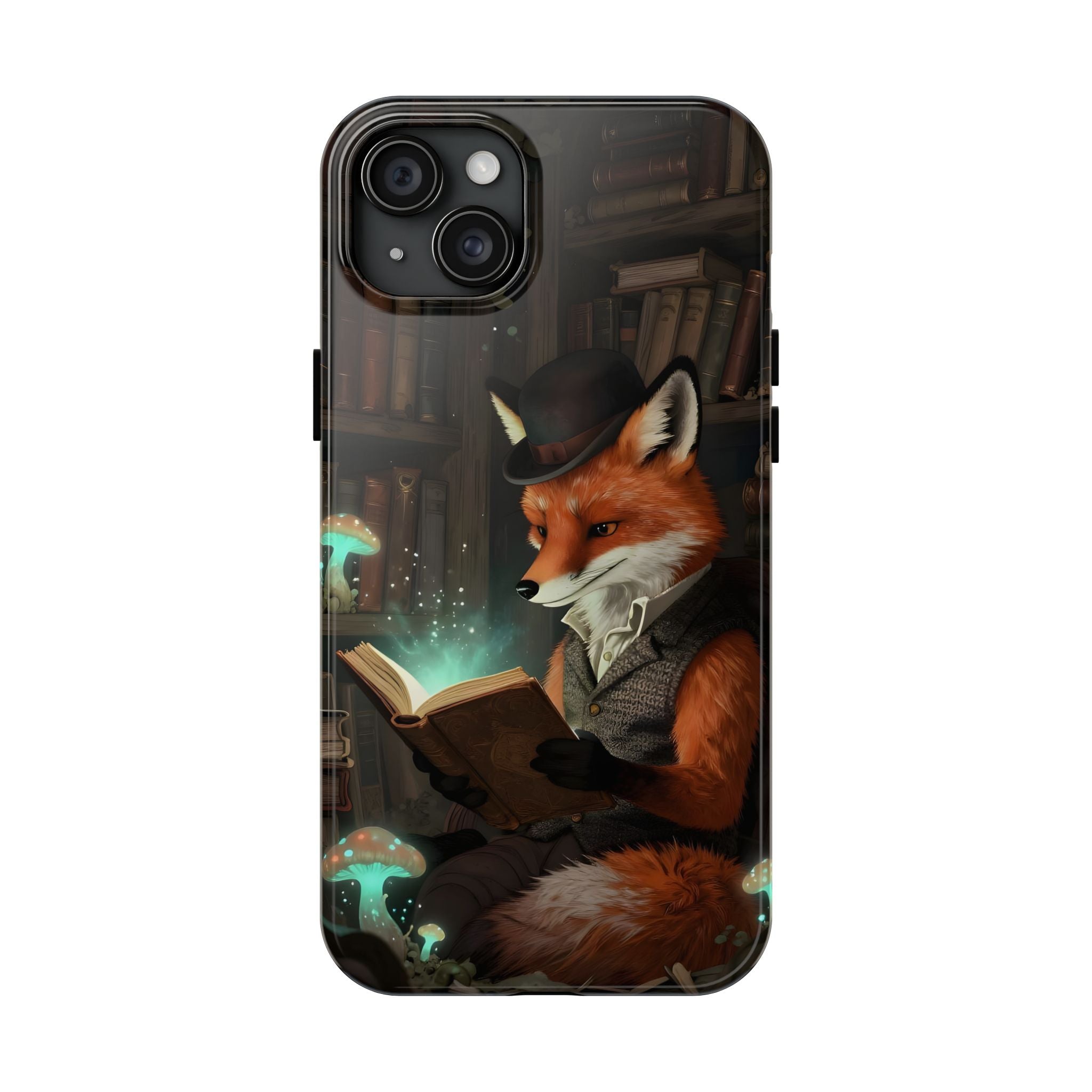 Fox Reading a Book – Phone Case (iPhone and Samsung Galaxy)