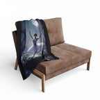 Moonlight Ballerina – Fleece Blanket