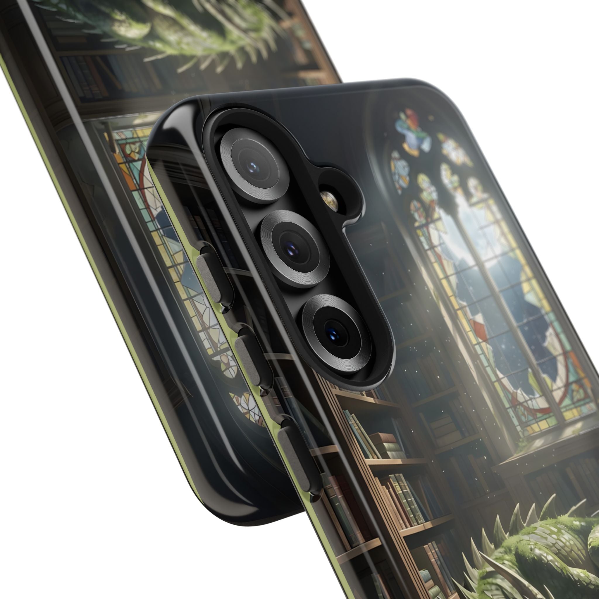 Sleeping Dragon in a Library – Phone Case (IPhone and Samsung Galaxy)