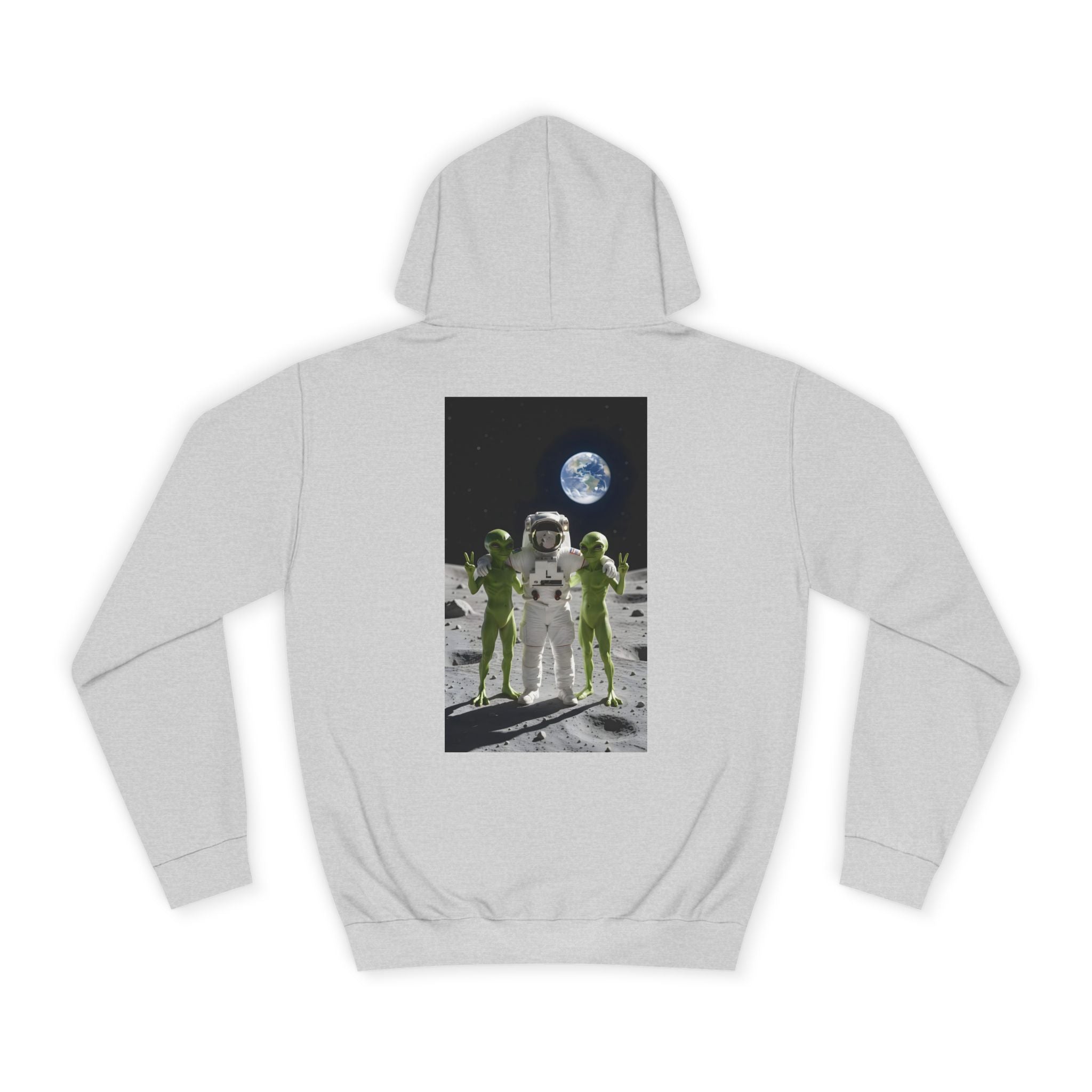 Astronaut Selfie – Back Print Hoodie