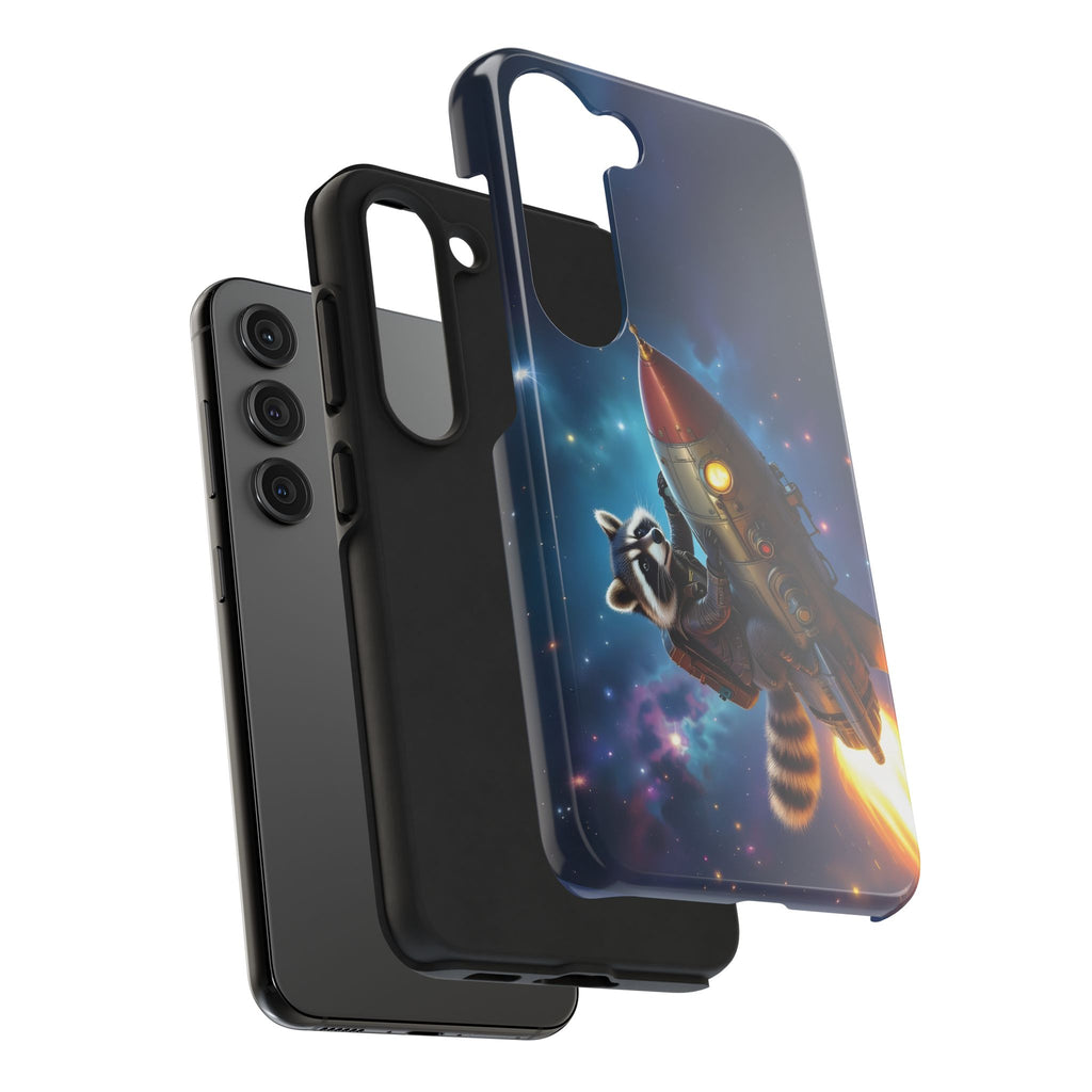 Raccoon On a Rocket – Phone Case (iPhone and Samsung Galaxy)