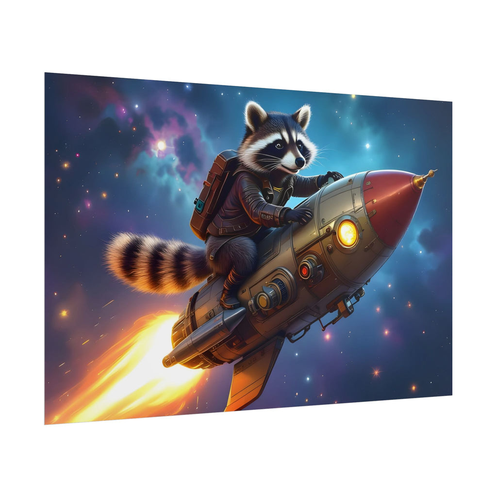 Raccoon on a Rocket – Poster