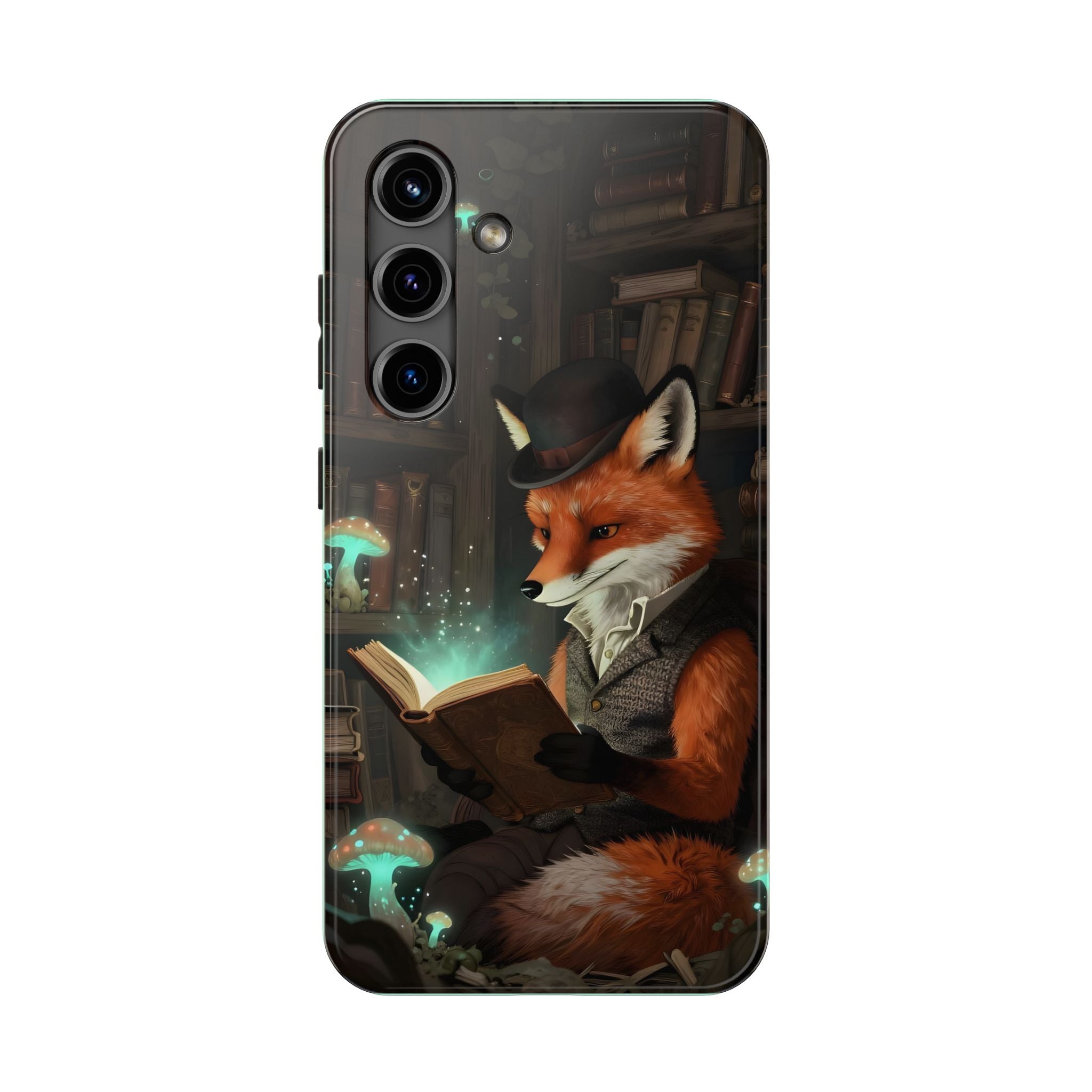 Fox Reading a Book – Phone Case (iPhone and Samsung Galaxy)