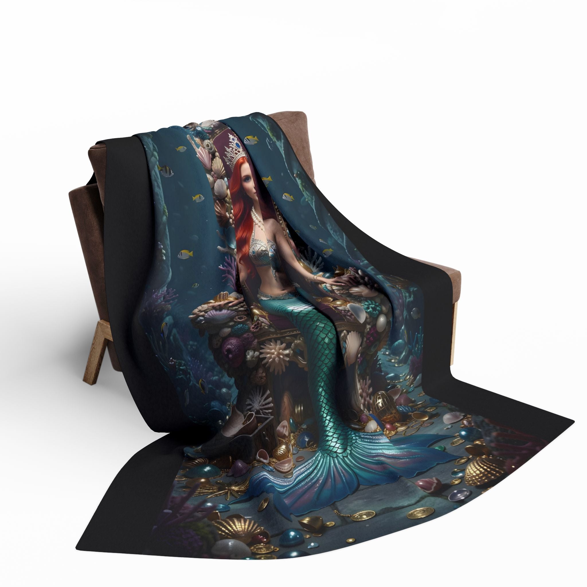 Mermaid – Fleece Blanket