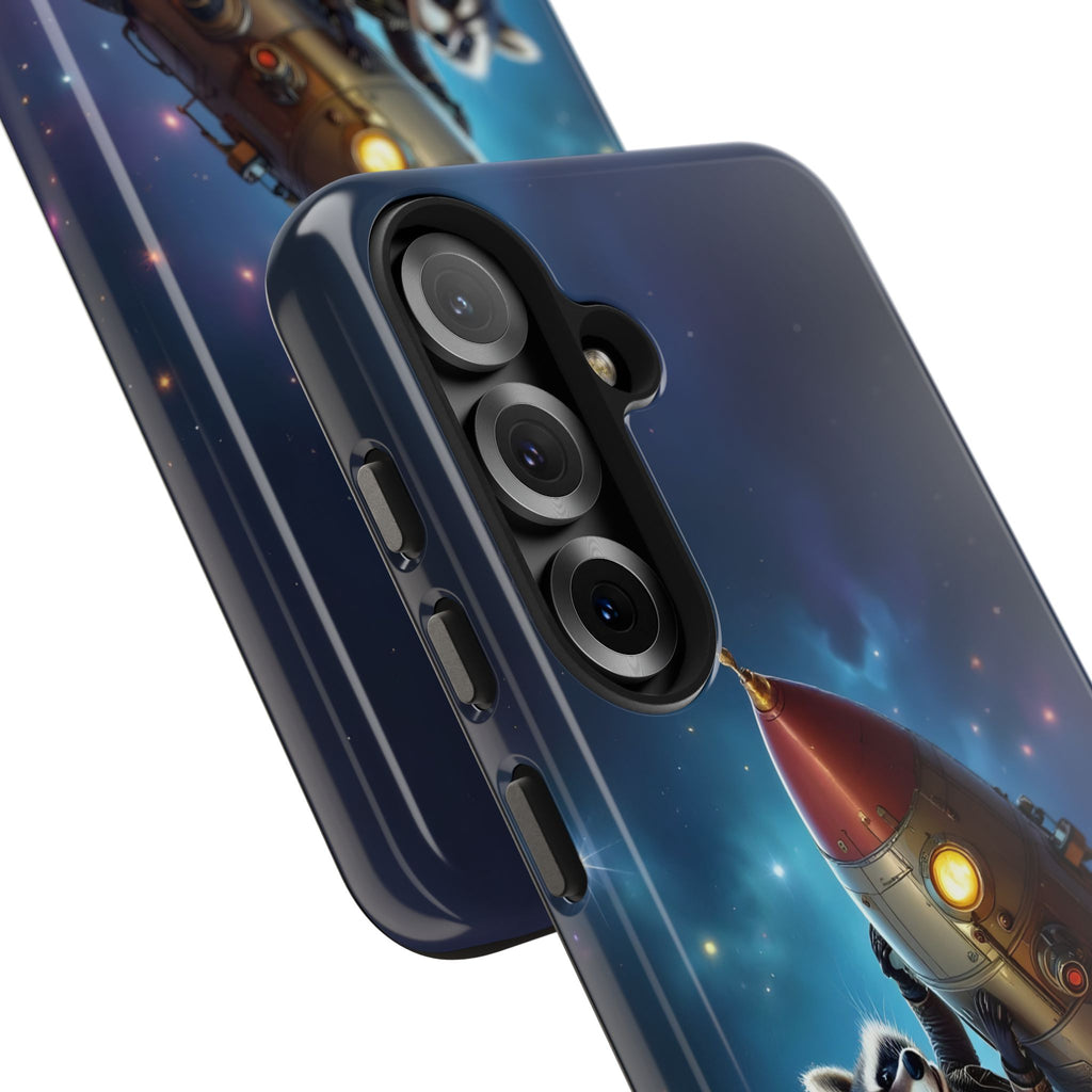 Raccoon On a Rocket – Phone Case (iPhone and Samsung Galaxy)