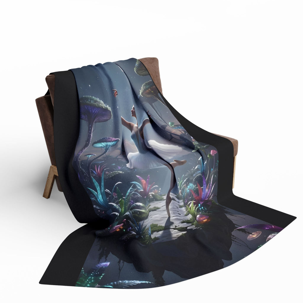 Moonlight Ballerina – Fleece Blanket