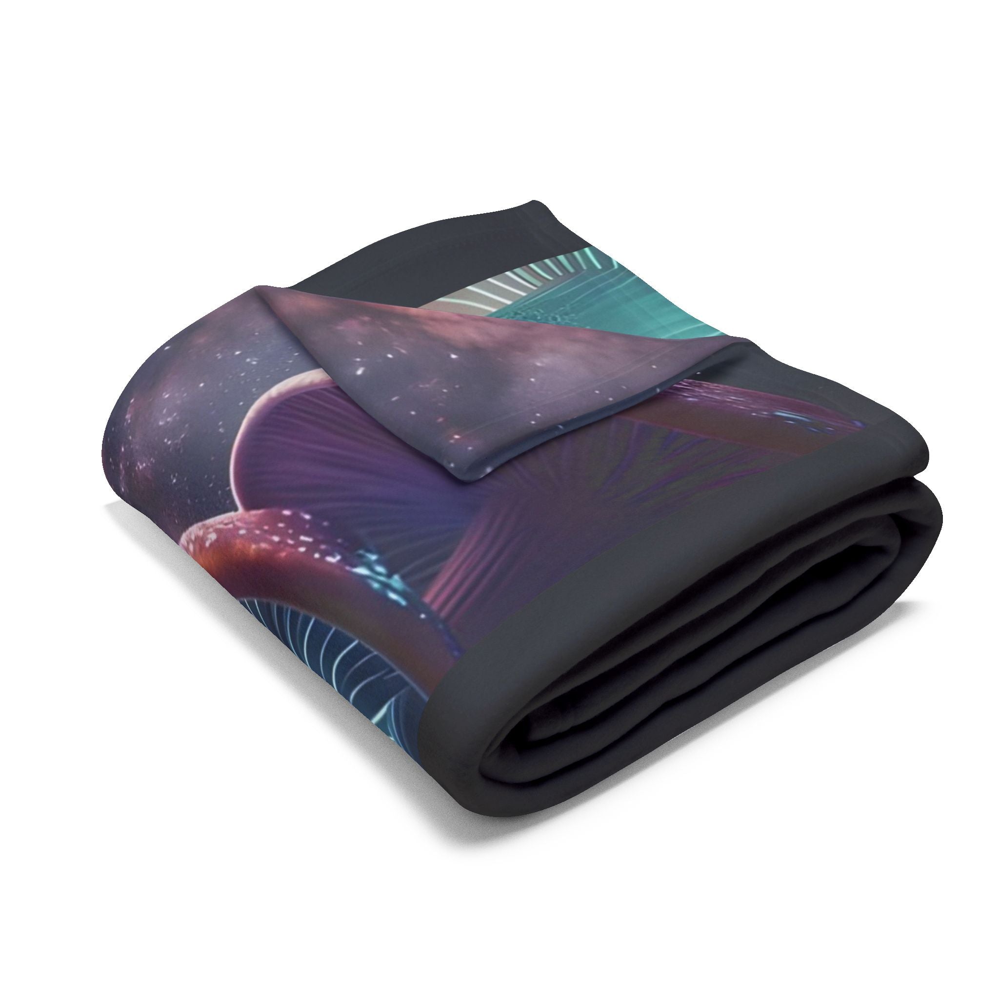 Alien mushroom Planets – Fleece Blanket