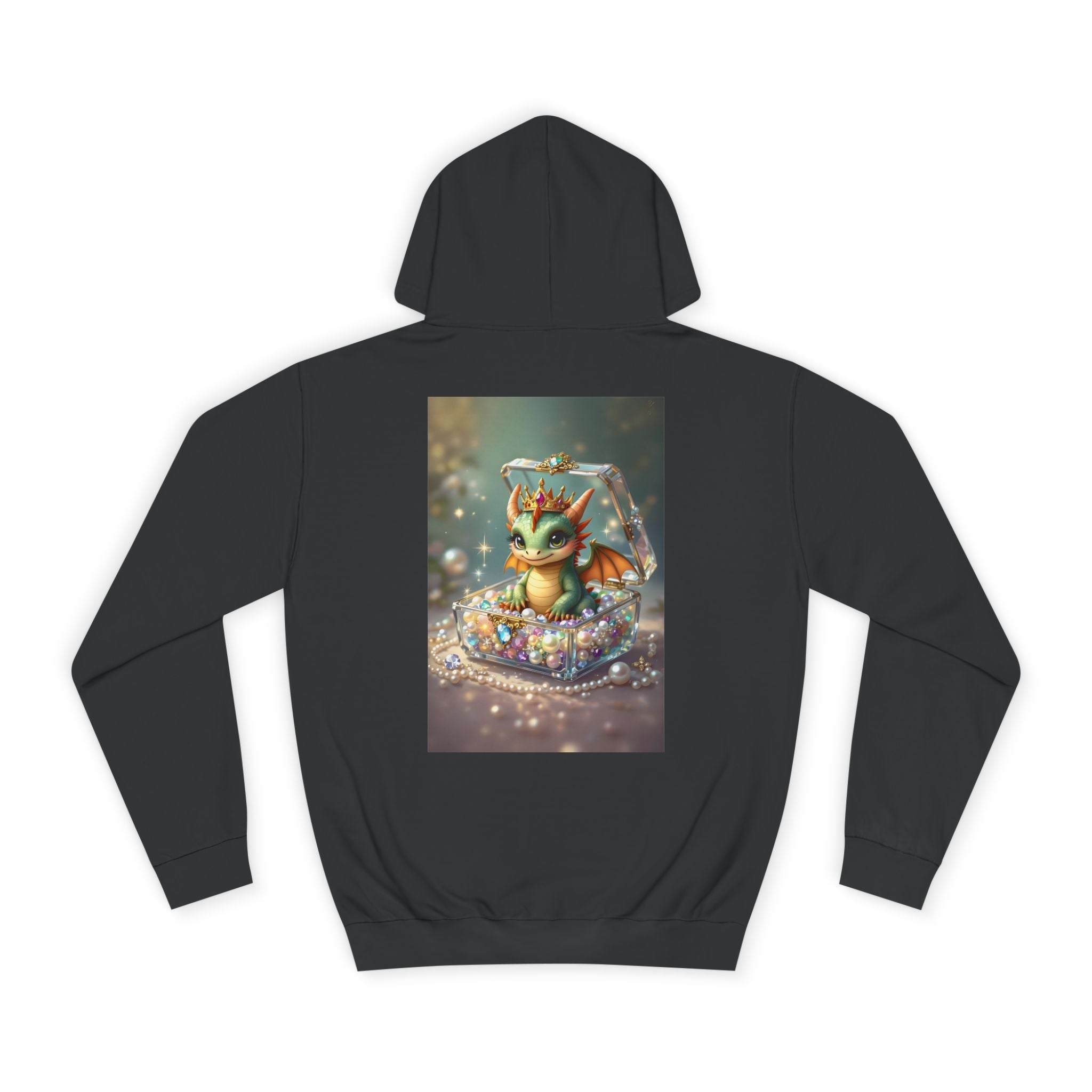 Cute and Ferocious Baby Dragon – Back Print Hoodie