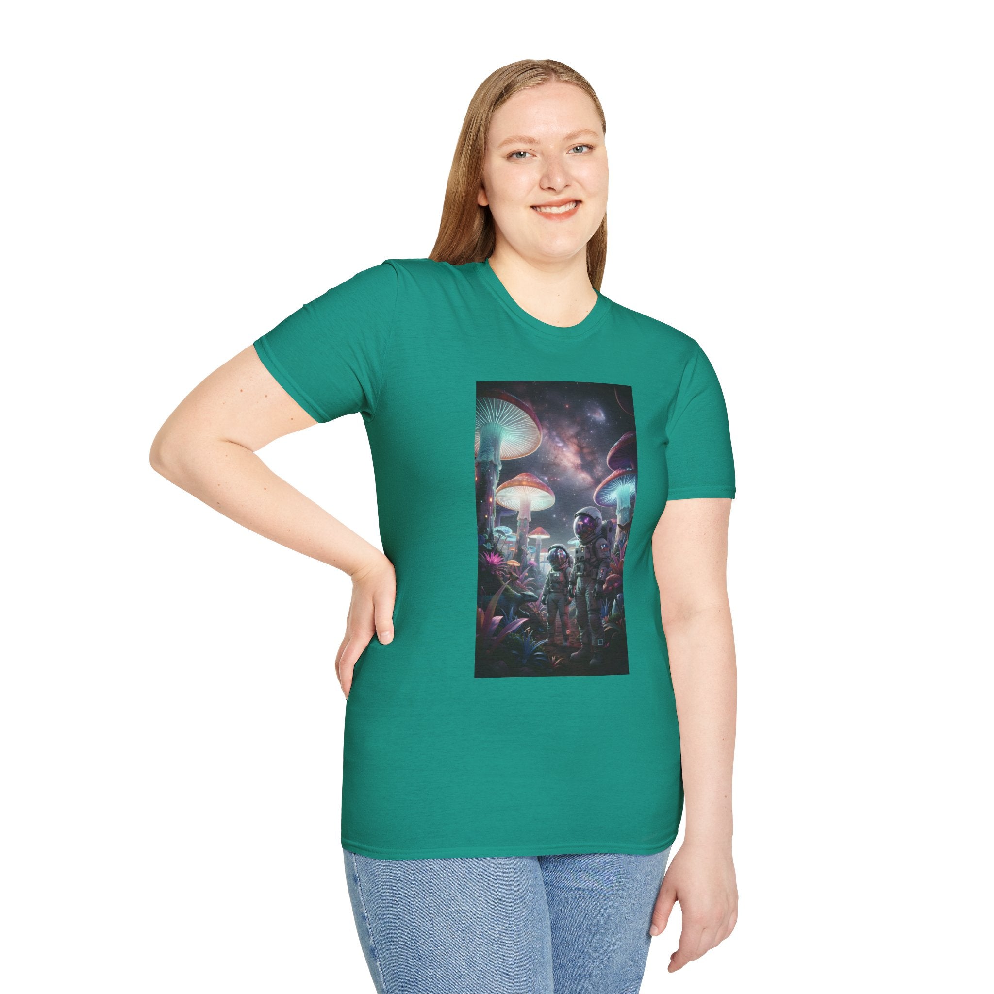 Alien Mushroom Planet – T-shirt