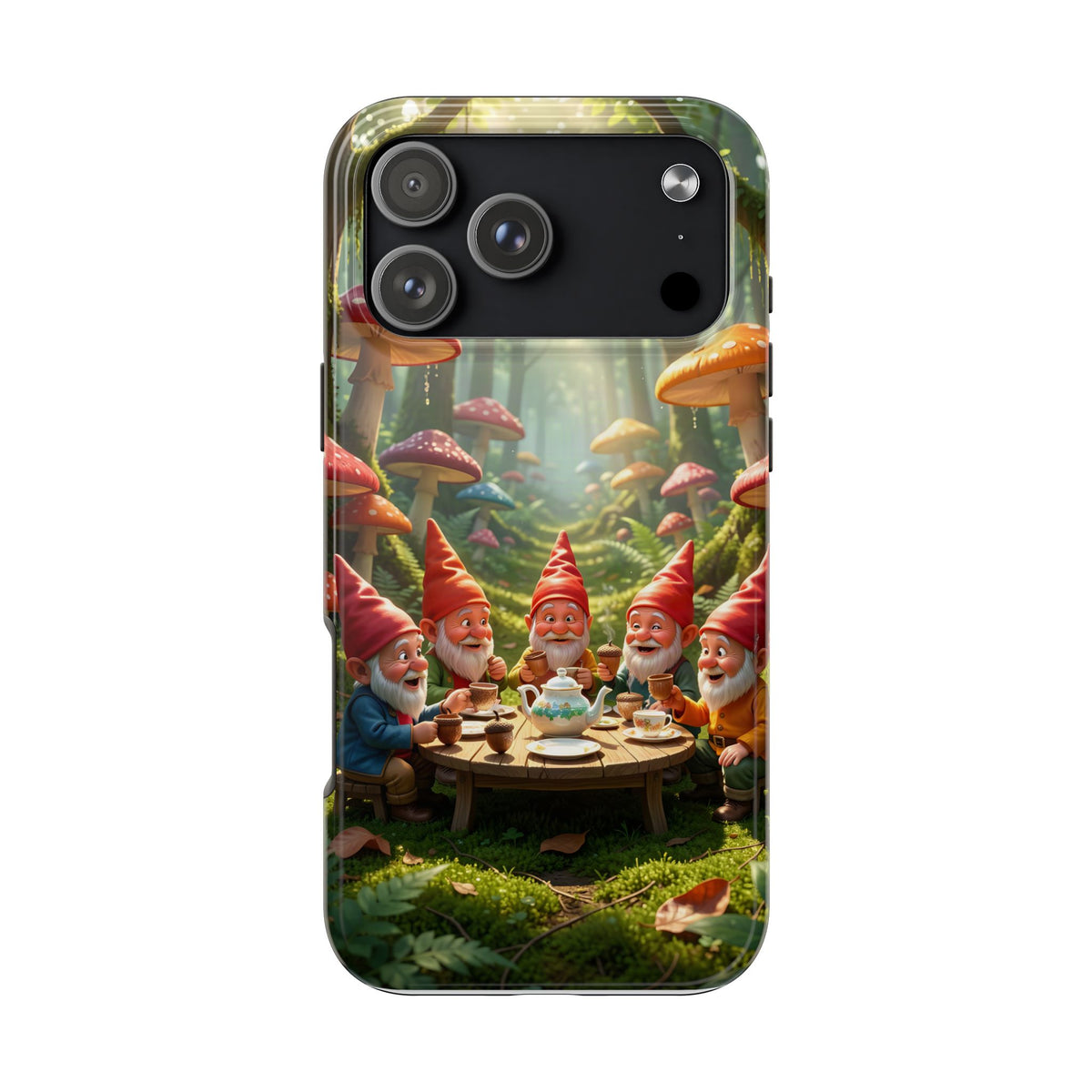 Gnome Tea Party – Phone Case (iPhone and Samsung Galaxy)