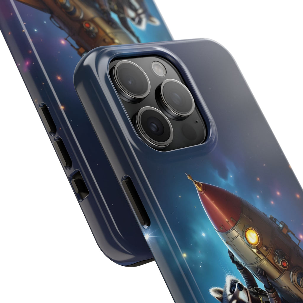 Raccoon On a Rocket – Phone Case (iPhone and Samsung Galaxy)