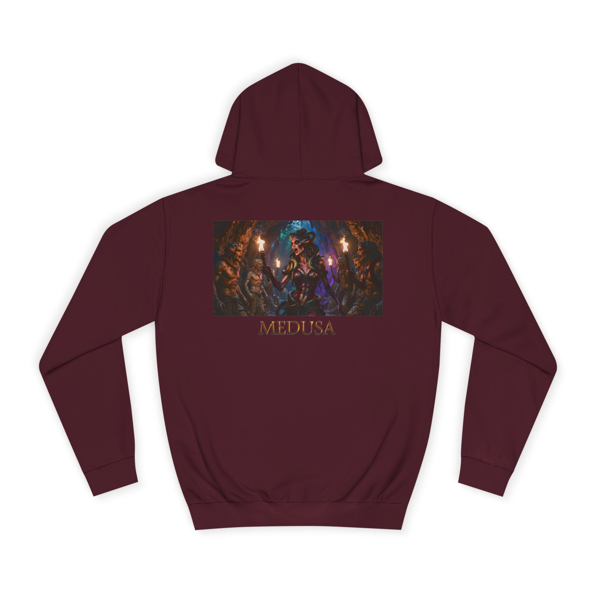 Medusa – Greek Mythology – Back Print Hoodie