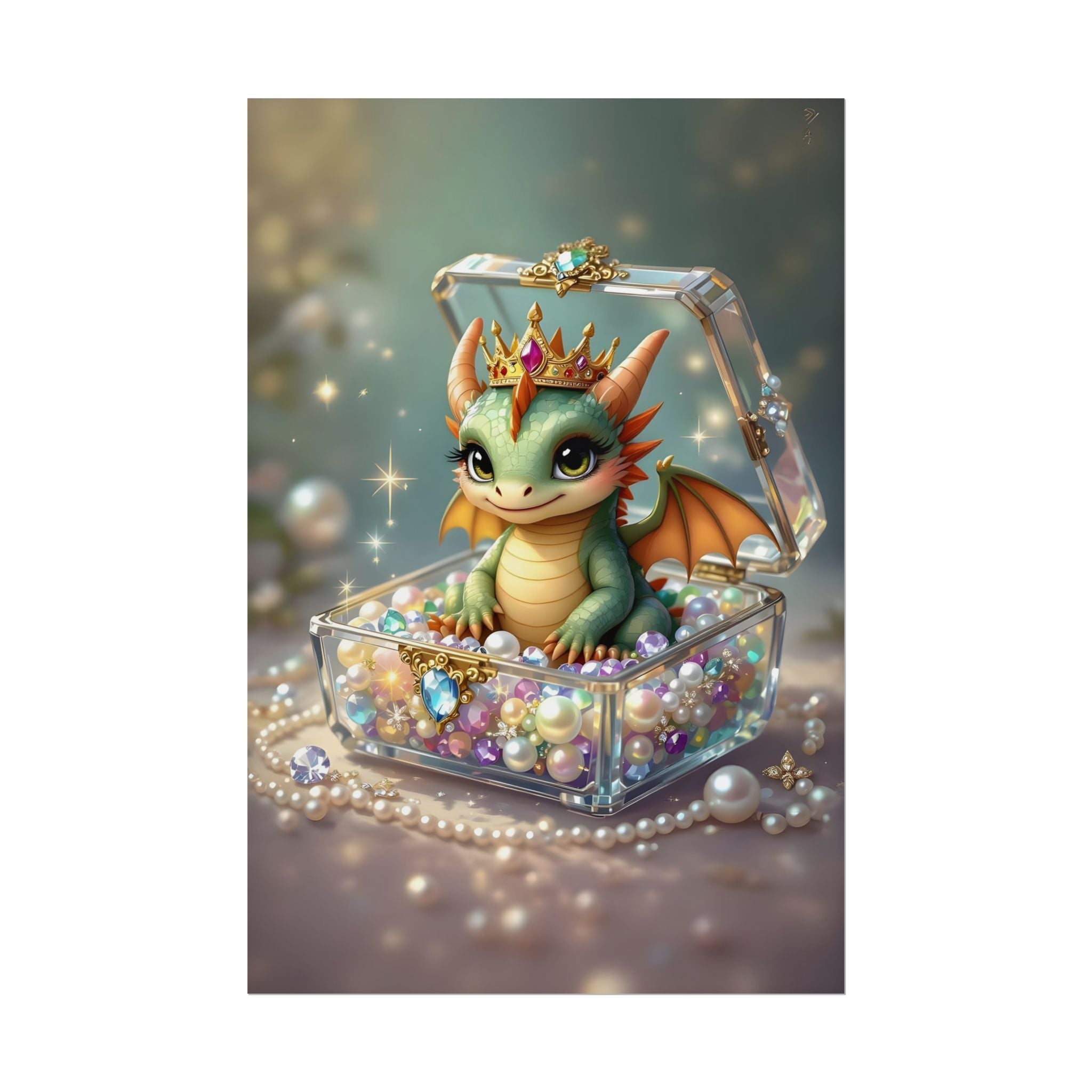 Cute and Ferocious Baby Dragon – Poster