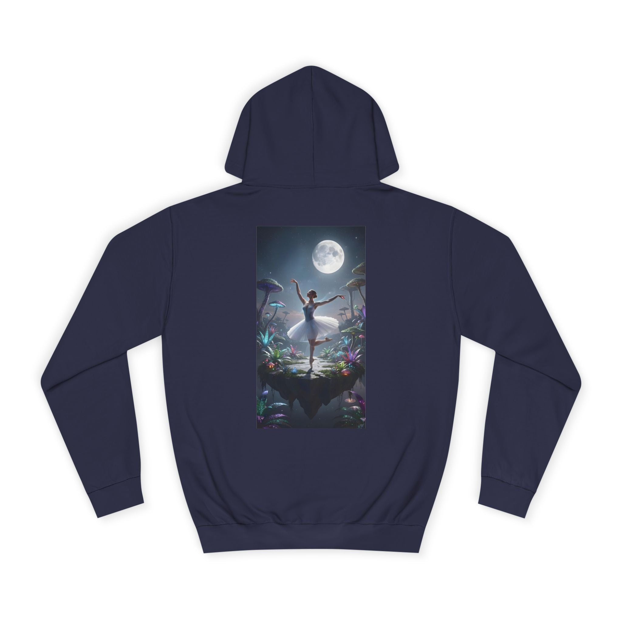Moonlight Ballerina – Back Print Hoodie