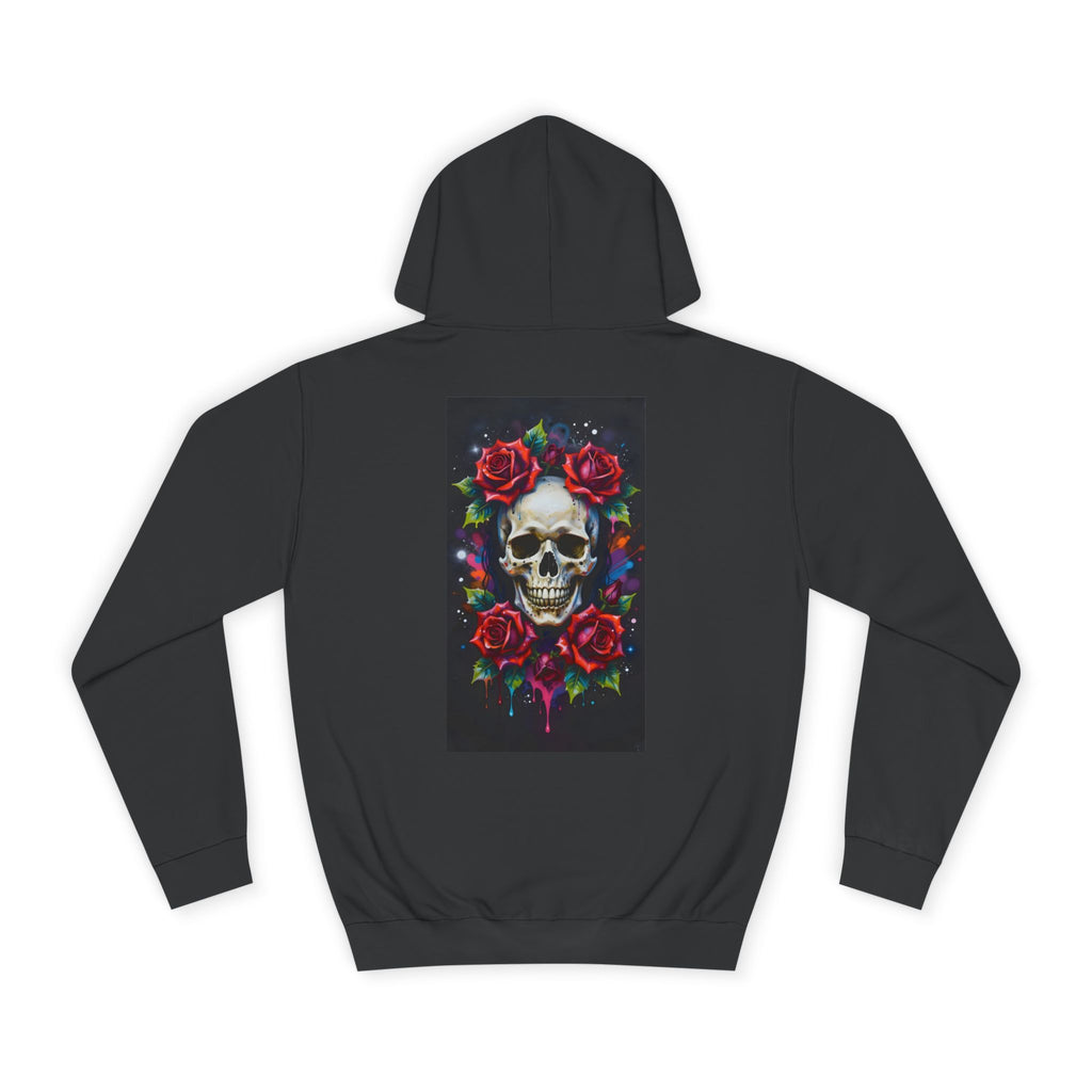 Skull and Roses – Back Print Hoodie
