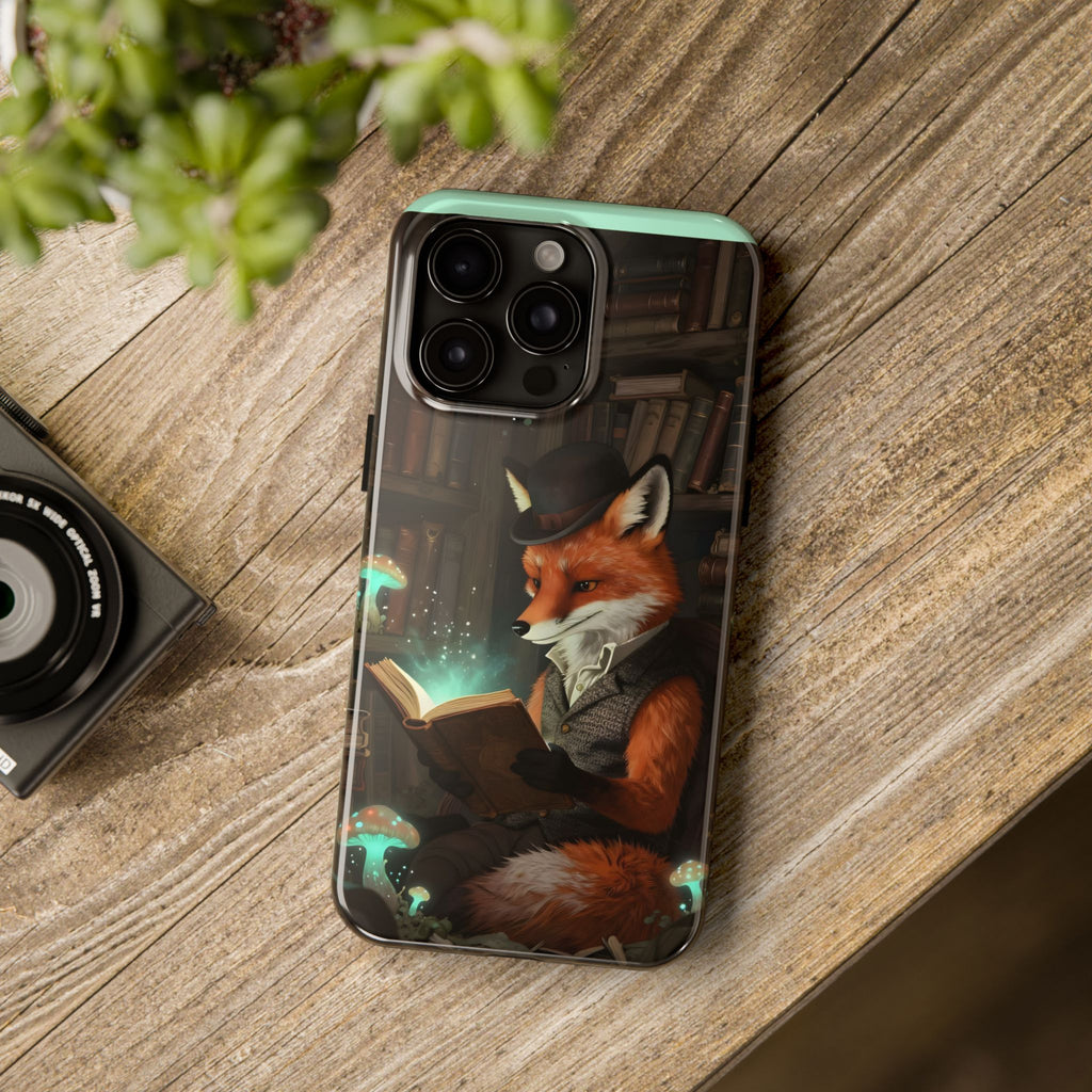 Fox Reading a Book – Phone Case (iPhone and Samsung Galaxy)
