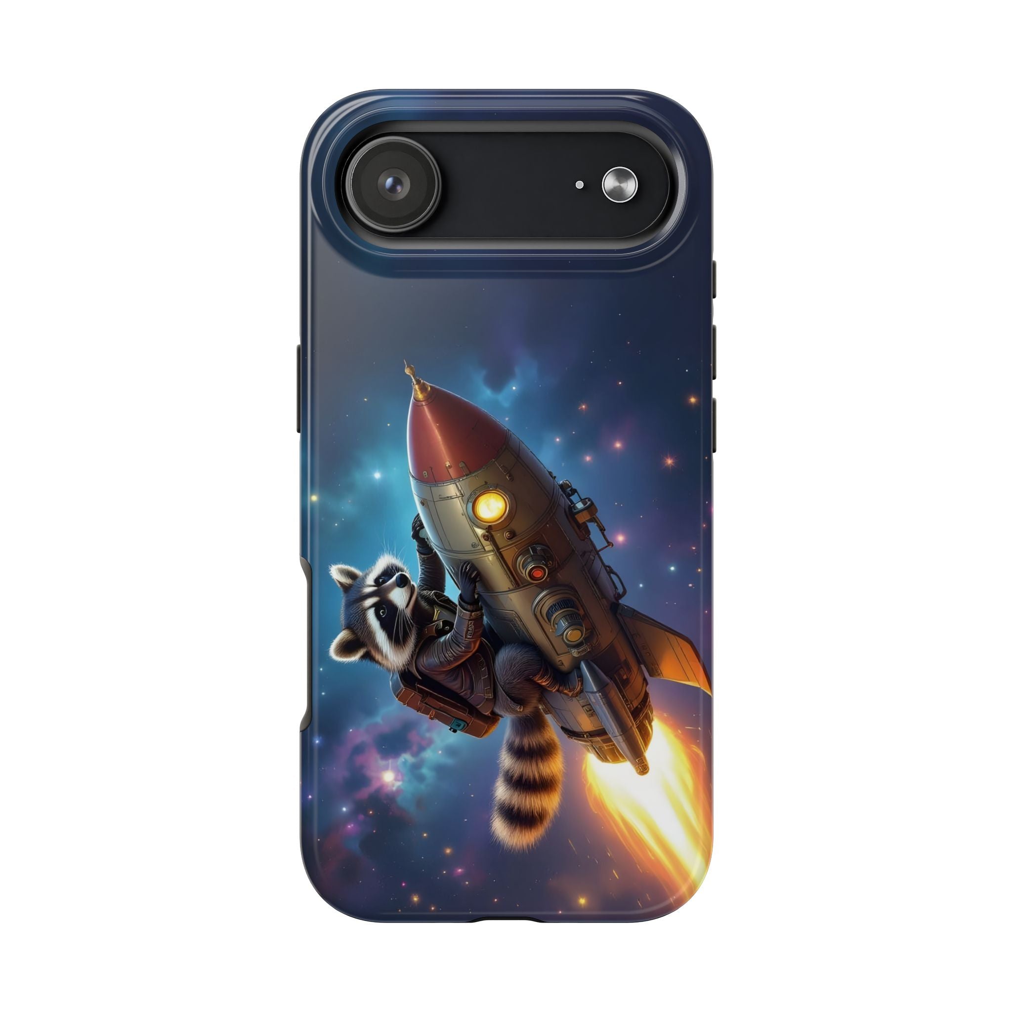 Raccoon On a Rocket – Phone Case (iPhone and Samsung Galaxy)