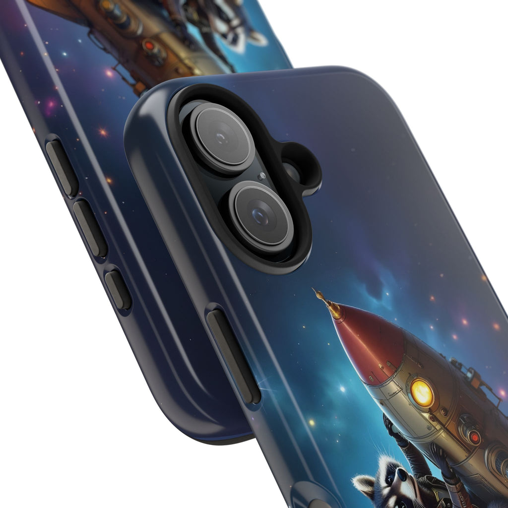 Raccoon On a Rocket – Phone Case (iPhone and Samsung Galaxy)