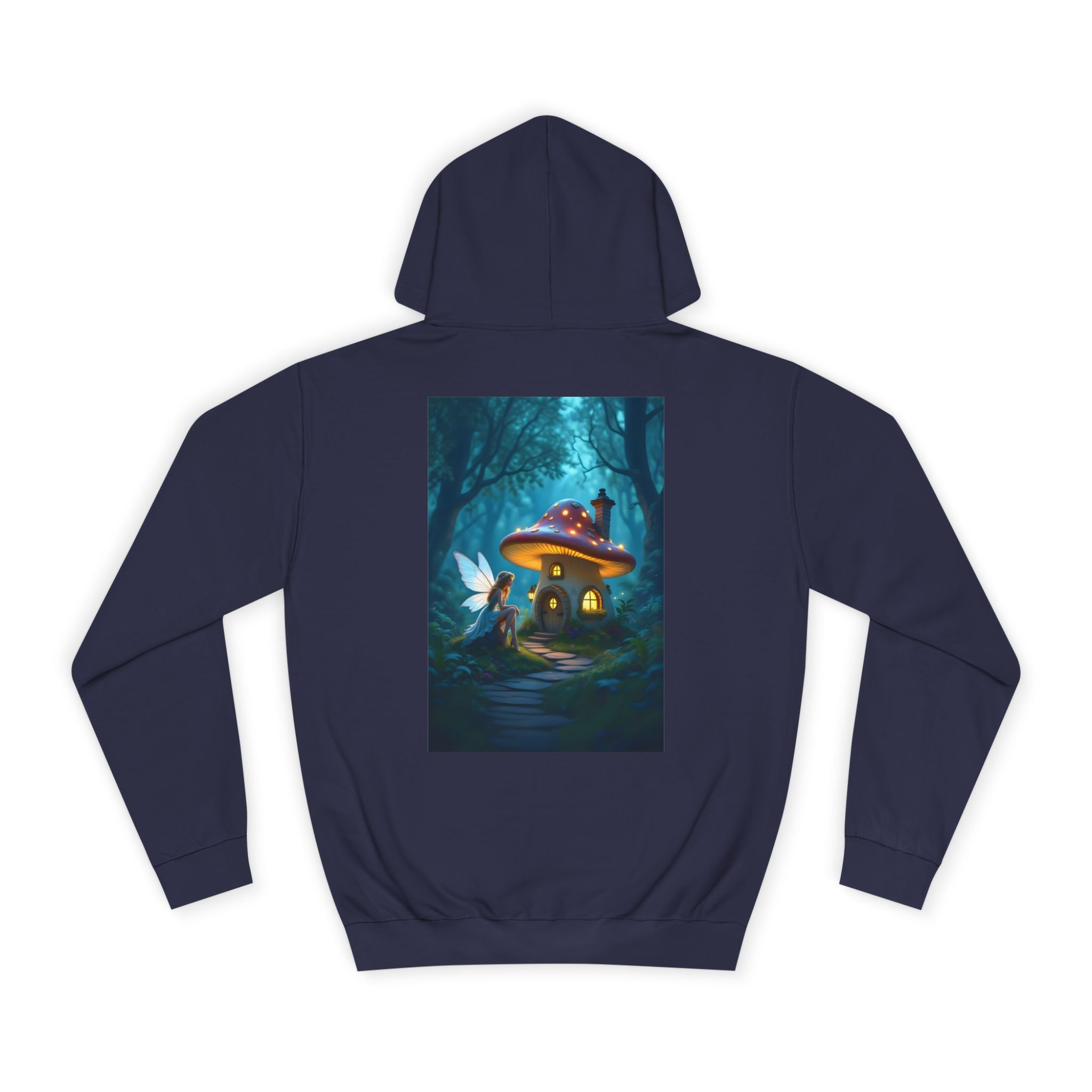 Enchanted Forest Fairy and Toadstool – Back Print Hoodie