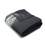 Sleeping Dragon in a Library – Fleece Blanket