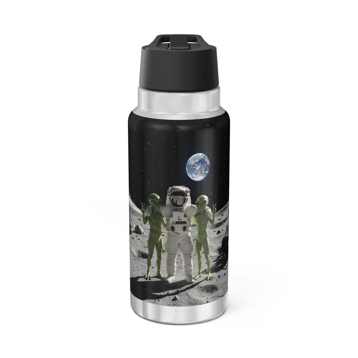 Astronaut Selfie - 32oz Water Bottle