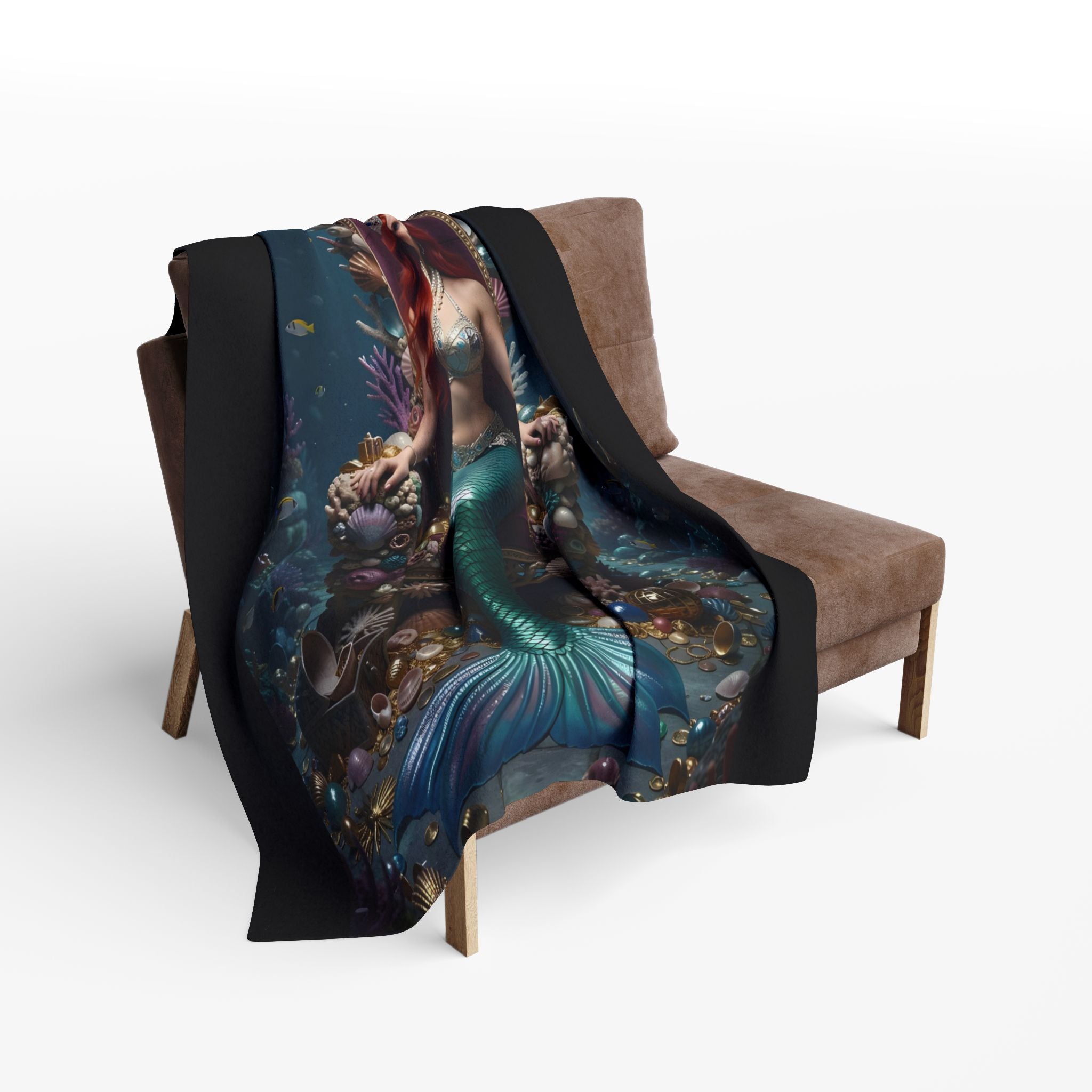 Mermaid – Fleece Blanket
