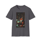 Fox Reading Book – T-Shirt