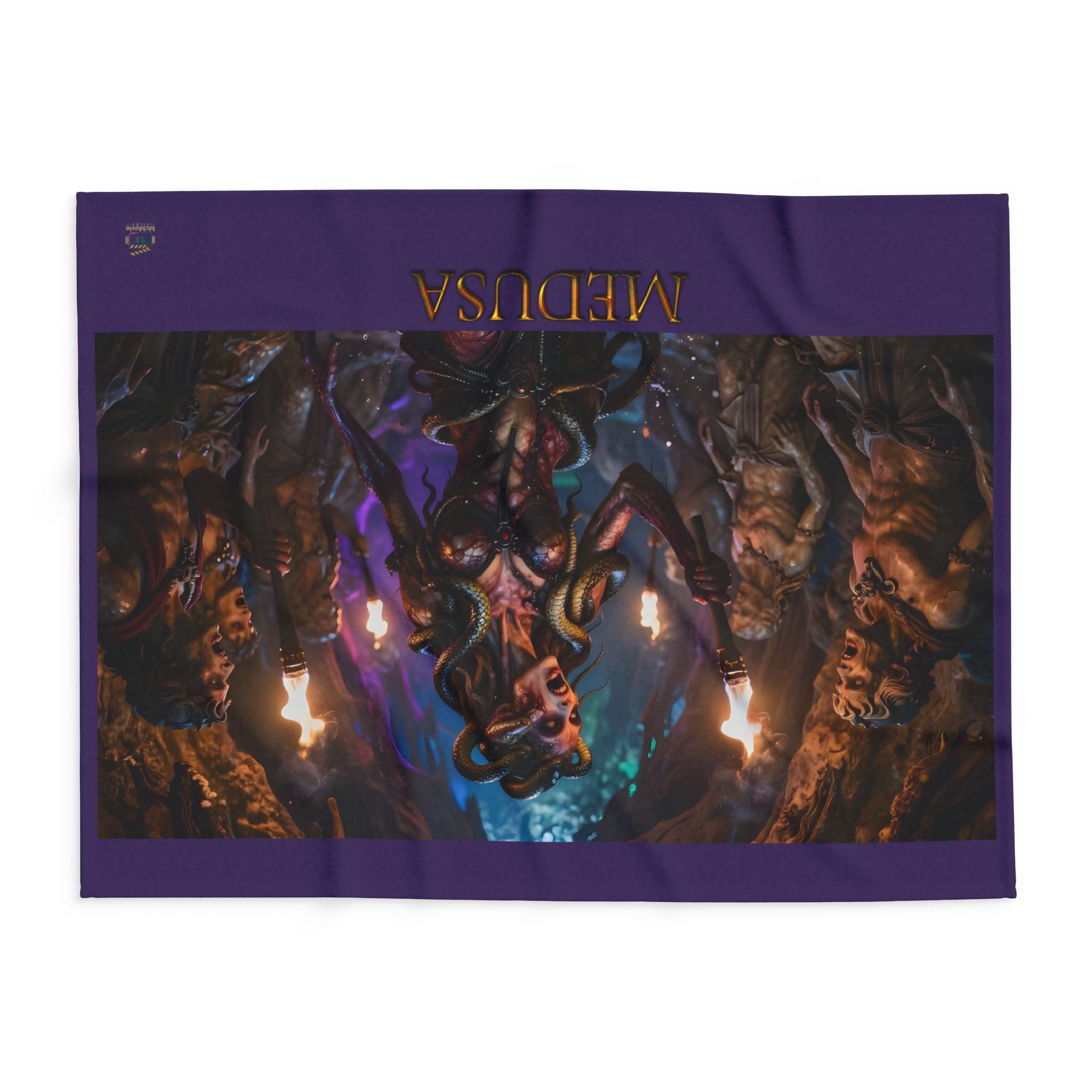 Medusa – Greek Mythology –Fleece Blanket
