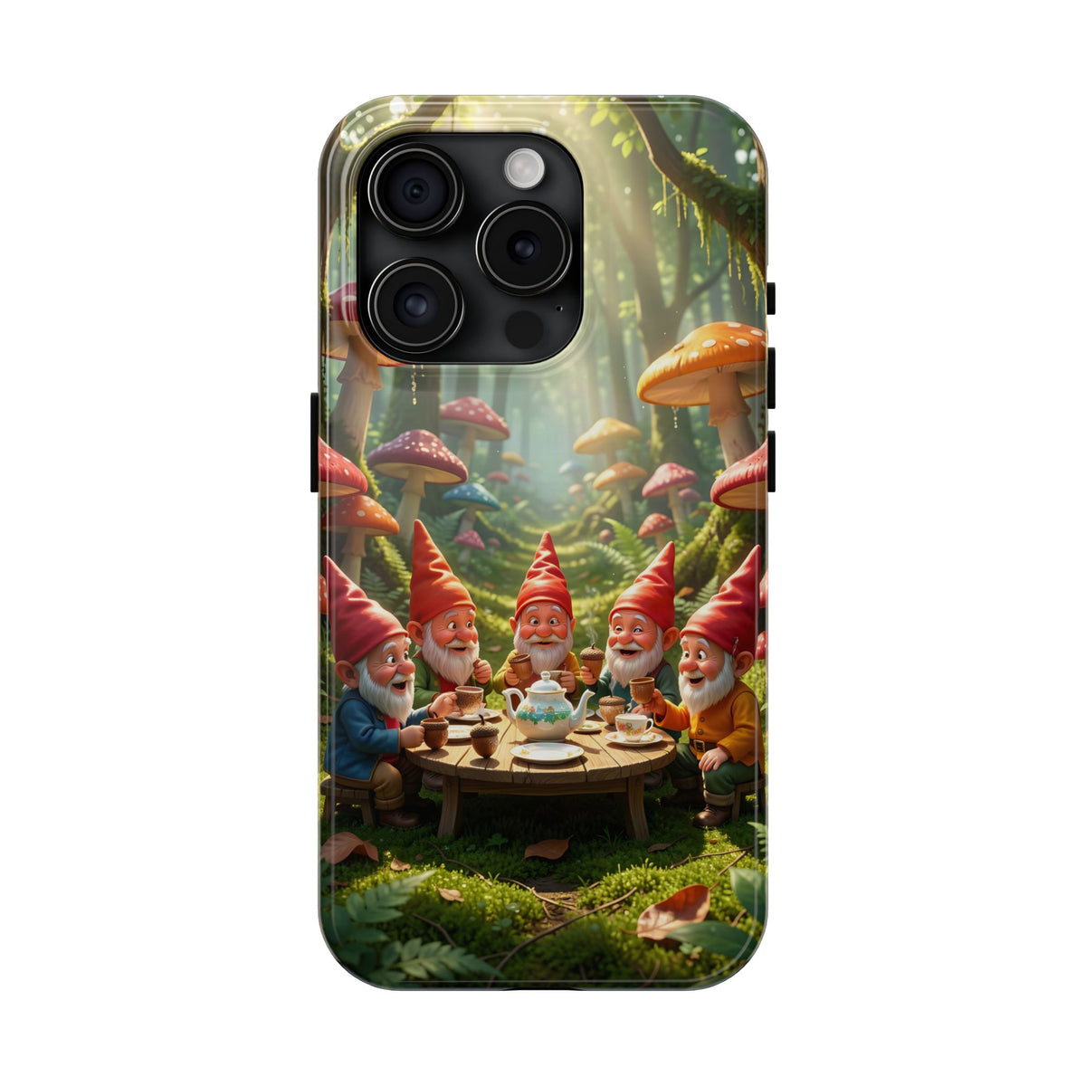 Gnome Tea Party – Phone Case (iPhone and Samsung Galaxy)