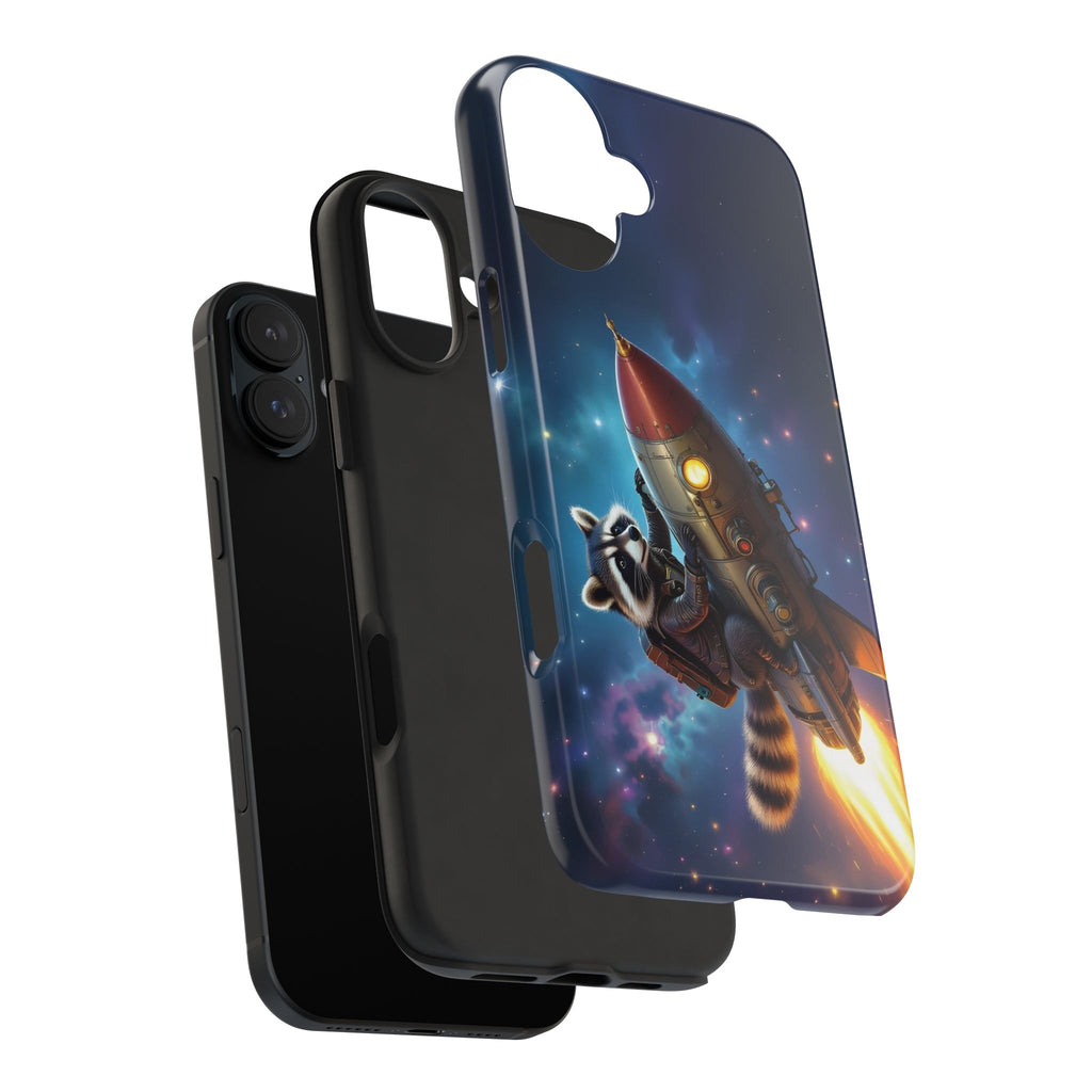 Raccoon On a Rocket – Phone Case (iPhone and Samsung Galaxy)