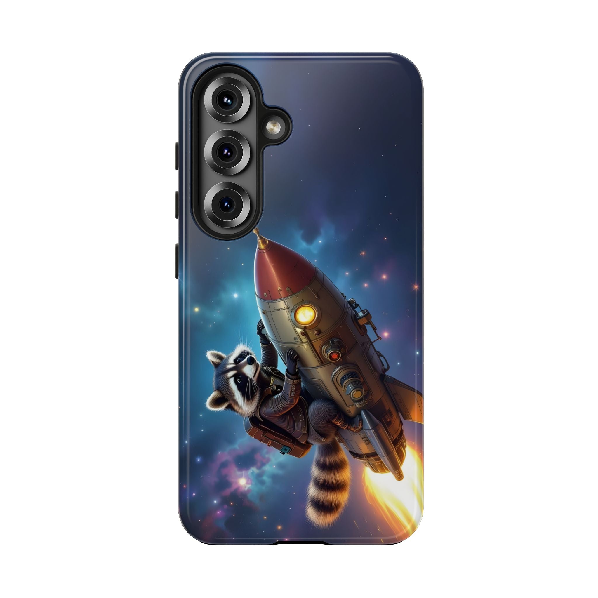 Raccoon On a Rocket – Phone Case (iPhone and Samsung Galaxy)
